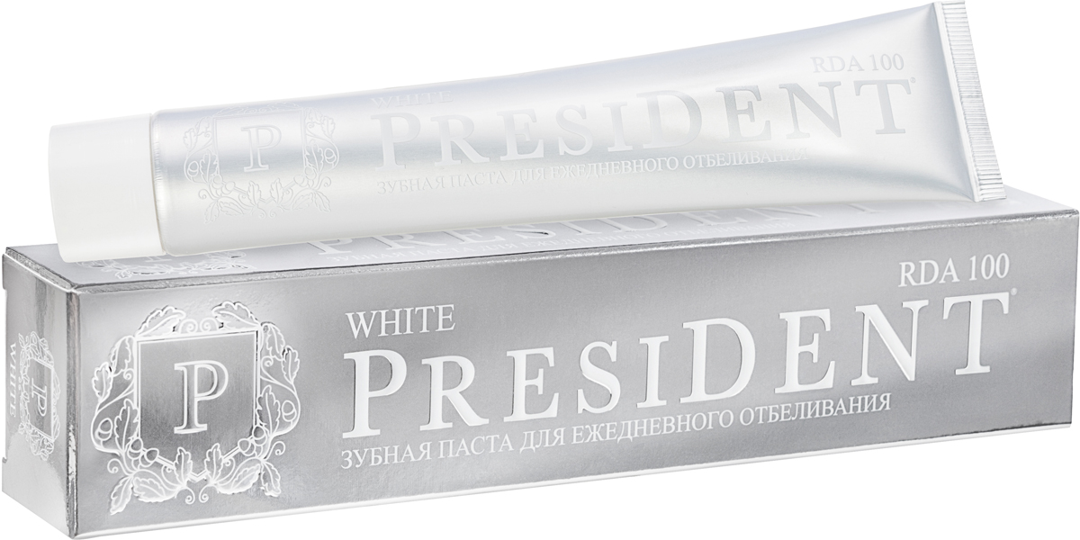 President white. Зубная паста President White 75мл. 4605370019926 Зубная паста White President 75мл. Зубная паста President White для ежедневного отбеливания 75 мл.. Зубная паста White, President 75 мл 65260.